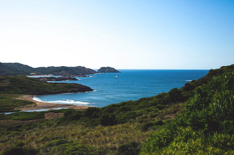 Calas del norte desde Binimel·là. Fotografía: Júlia Miralles