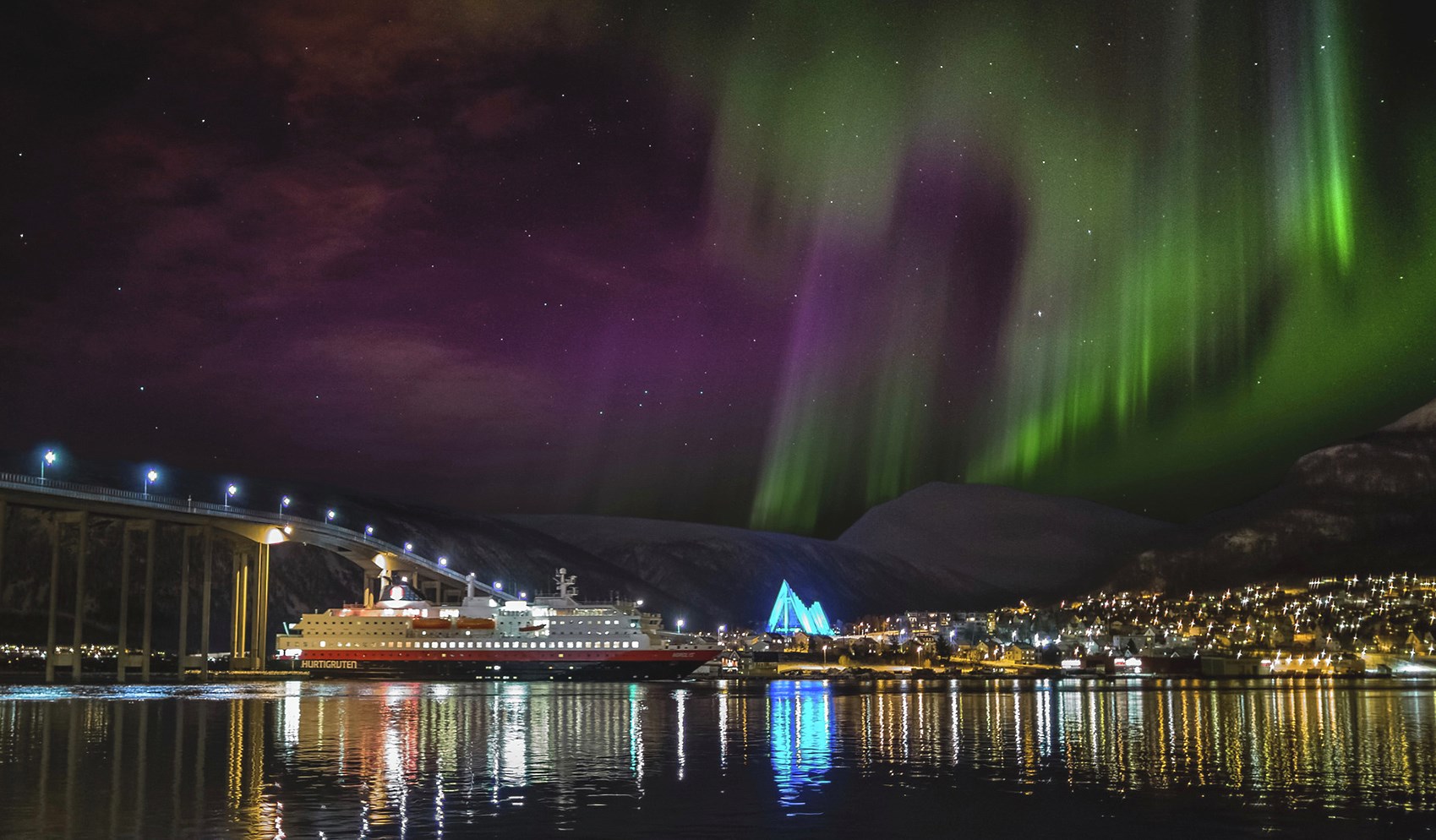 Auroras Boreales. Tromso. Fuente foto www.visitnorway.es