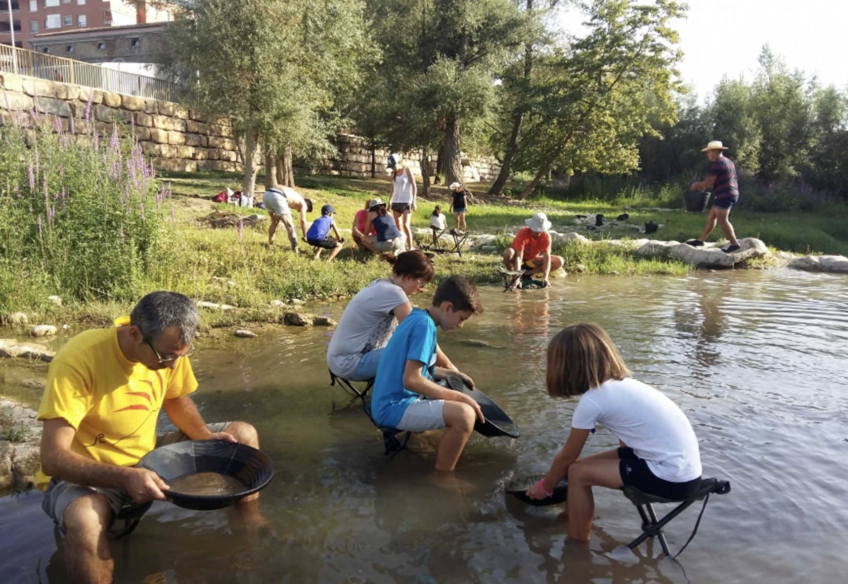 Buscando oro en el Segre