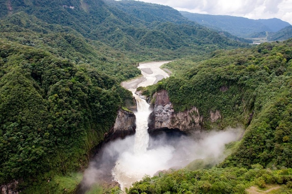 Desaparece la cascada de San Rafael, la más alta de Ecuador