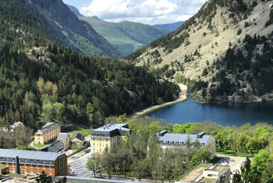 Vistas al Balneario de panticosa