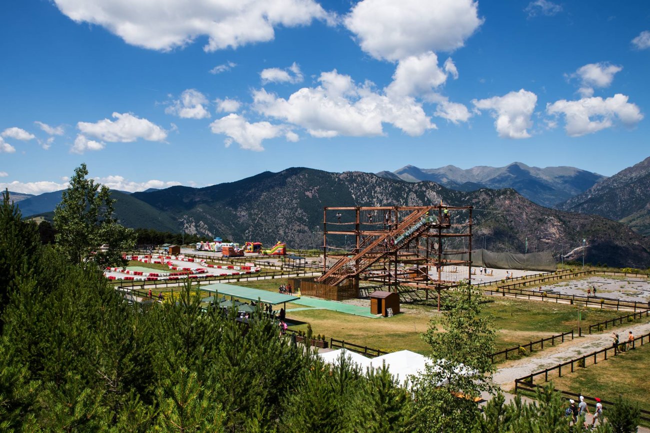 Vista general del Parque Naturlandia en Sant Juliá de Loira. Andorra 