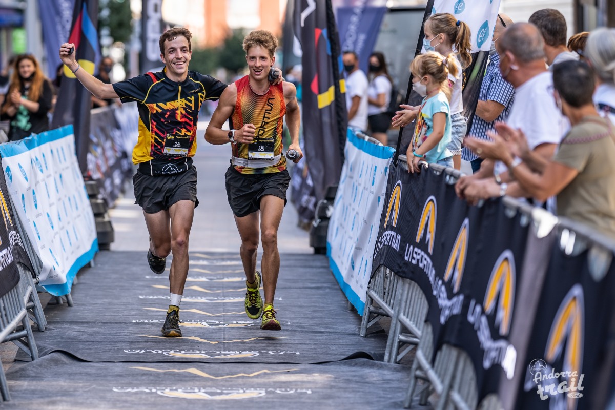 Isaac Barti y Arnau Cases imponen su ley en La Sportiva Andorra Trail por equipos