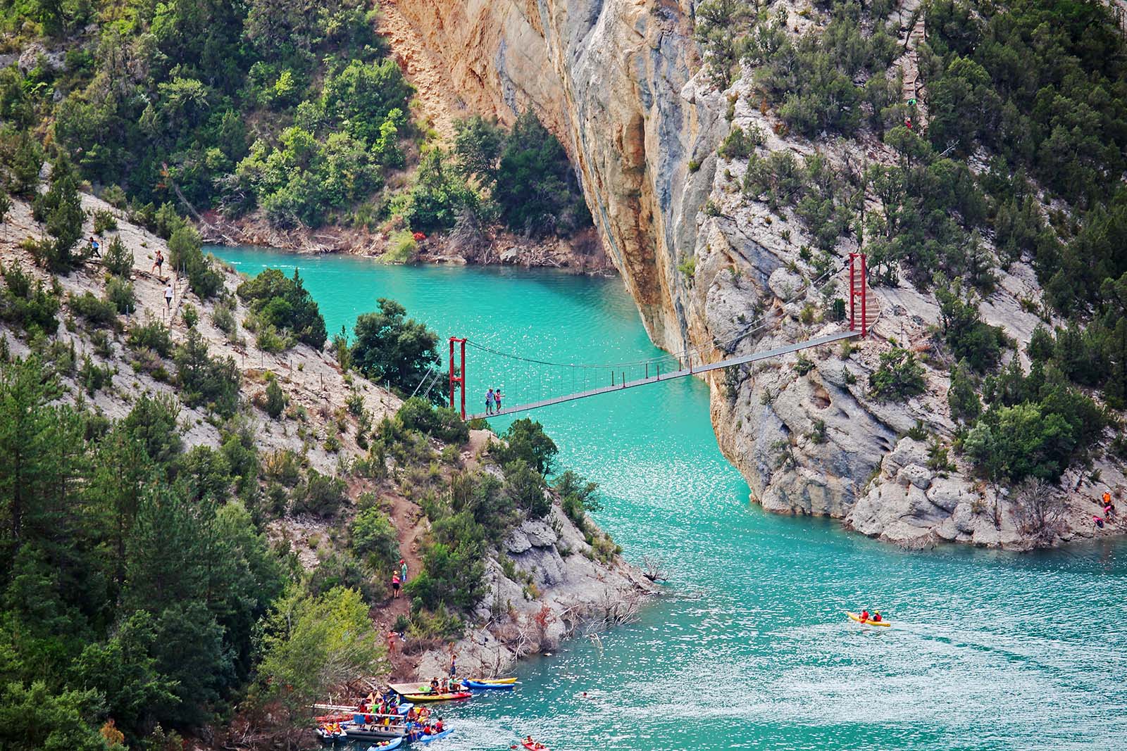 El desfiladero de Mont-rebei reabrirá para los senderistas este mes de septiembre