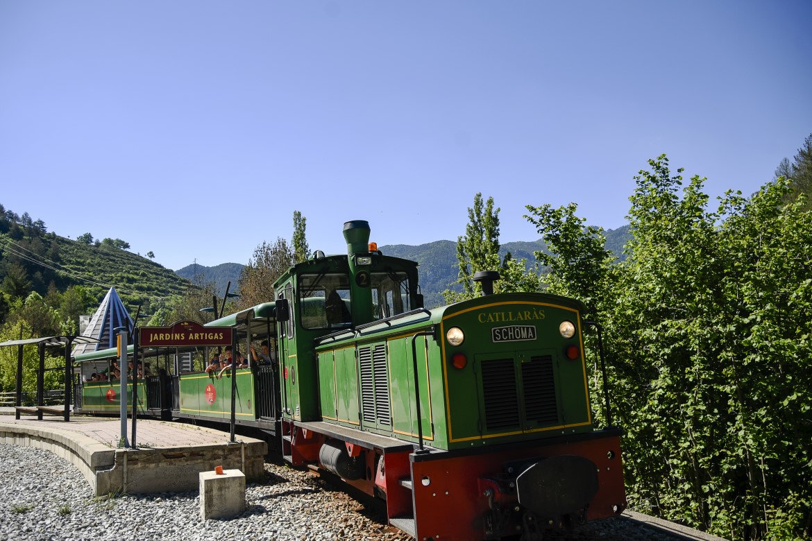 El Tren del Ciment recibe durante la temporada 2021 más de 19.000 pasajeros