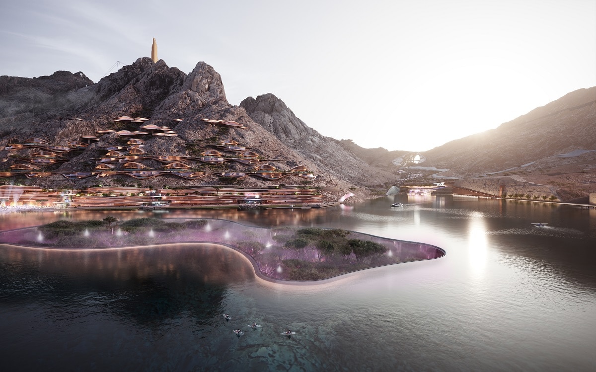 Arabia Saudí construye una ciudad futurista donde se podrá esquiar