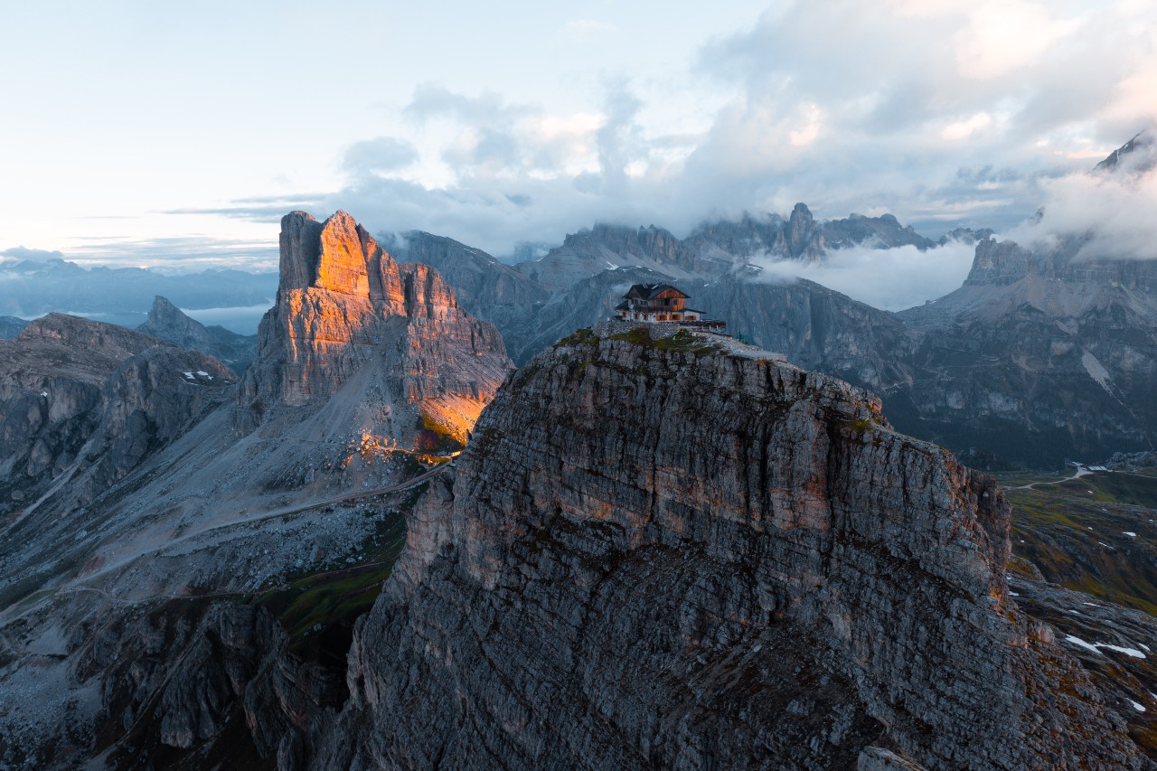 Los refugios de Cortina d’Ampezzo son los protagonistas de las Dolomitas