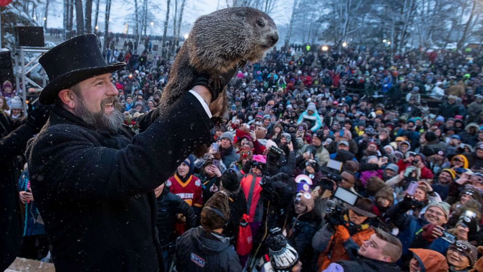 La marmota Phil predice seis semanas más de invierno