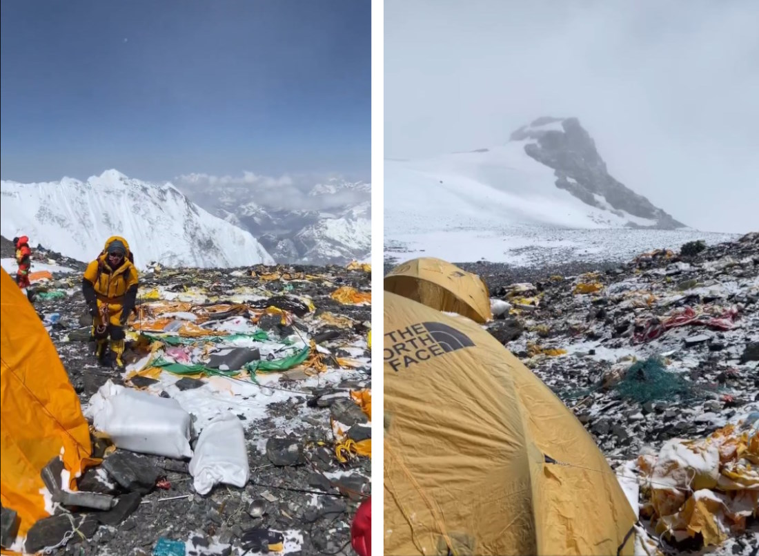 El Everest vuelve a la palestra por la extrema suciedad que presenta 
