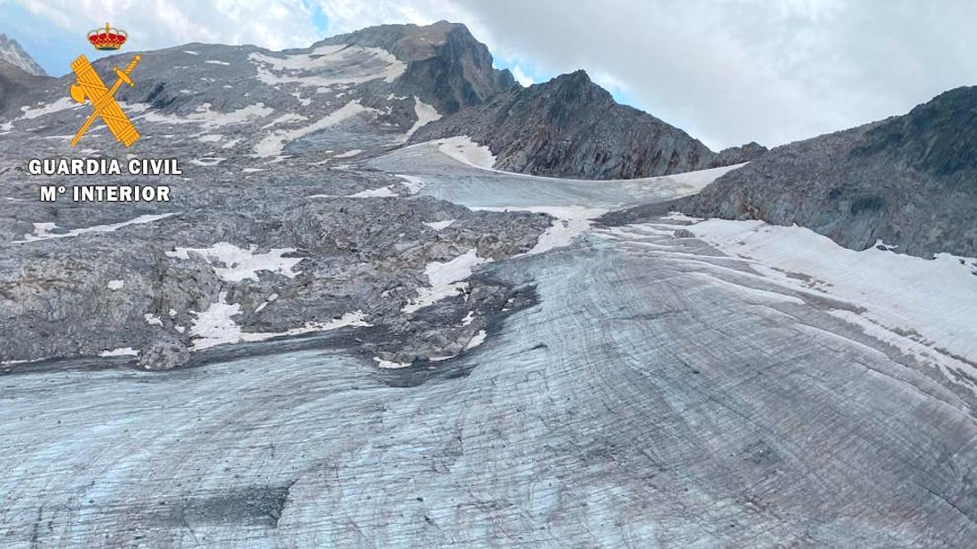 Dramático resbalón en vídeo: La cruda evidencia del peligro en el glaciar del Aneto