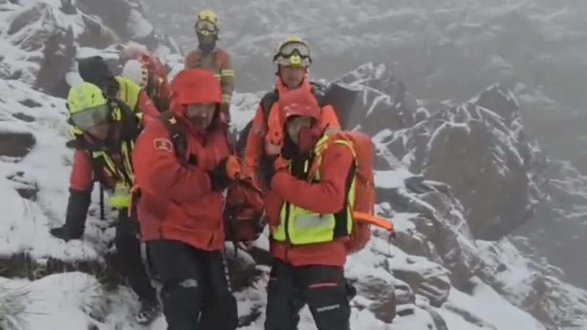Rescados tres excursionistas en el Pirineo de Lleida atrapados por el mal tiempo
