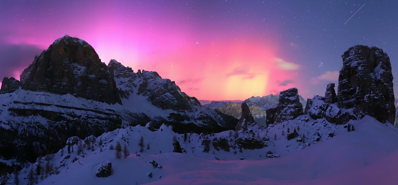 Las auroras boreales Iluminan los cielos de Europa en una noche histórica