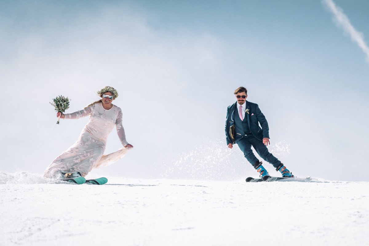 Un “sí, quiero” en Grandvalira marca el auge de las bodas blancas