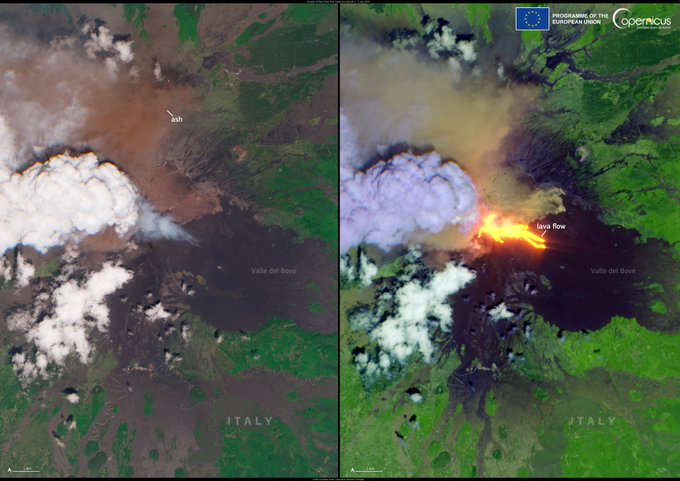 El Etna despierta con una potente erupción que obliga a evacuar a los turistas 24h