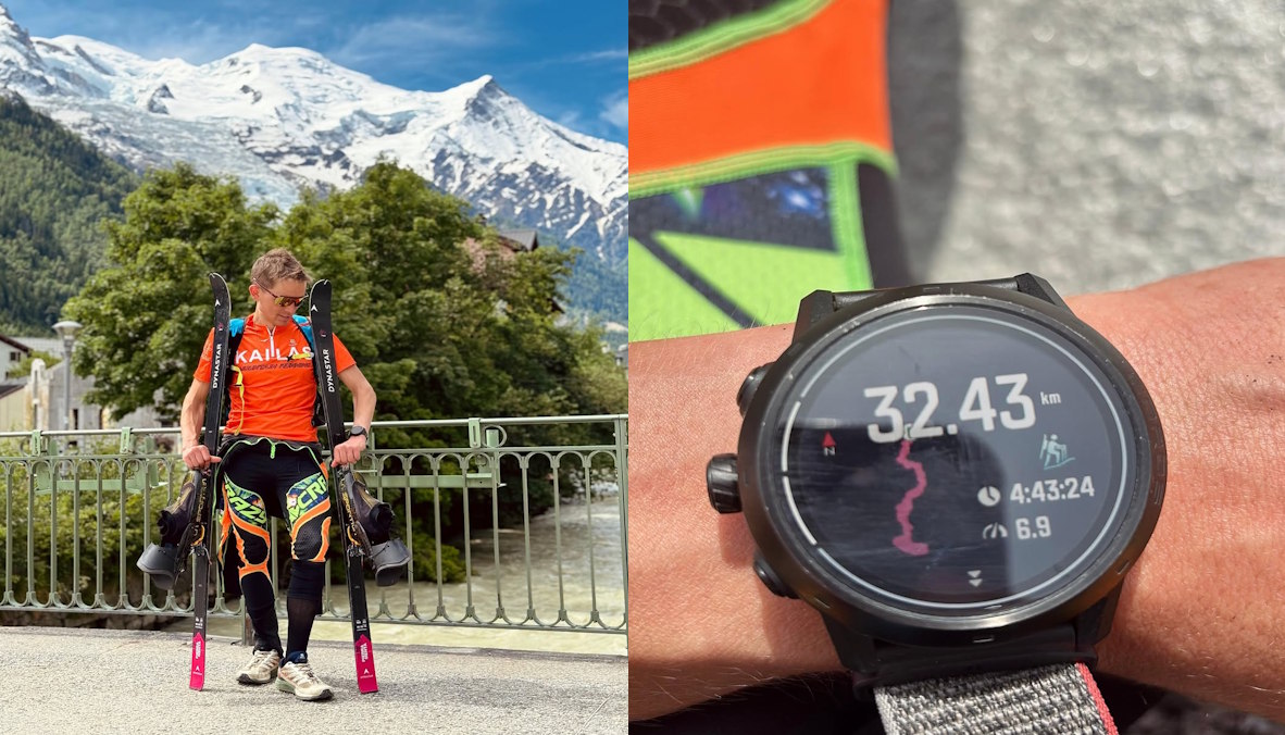 William Boffelli bate el récord de ascenso y descenso del Mont Blanc en esquís