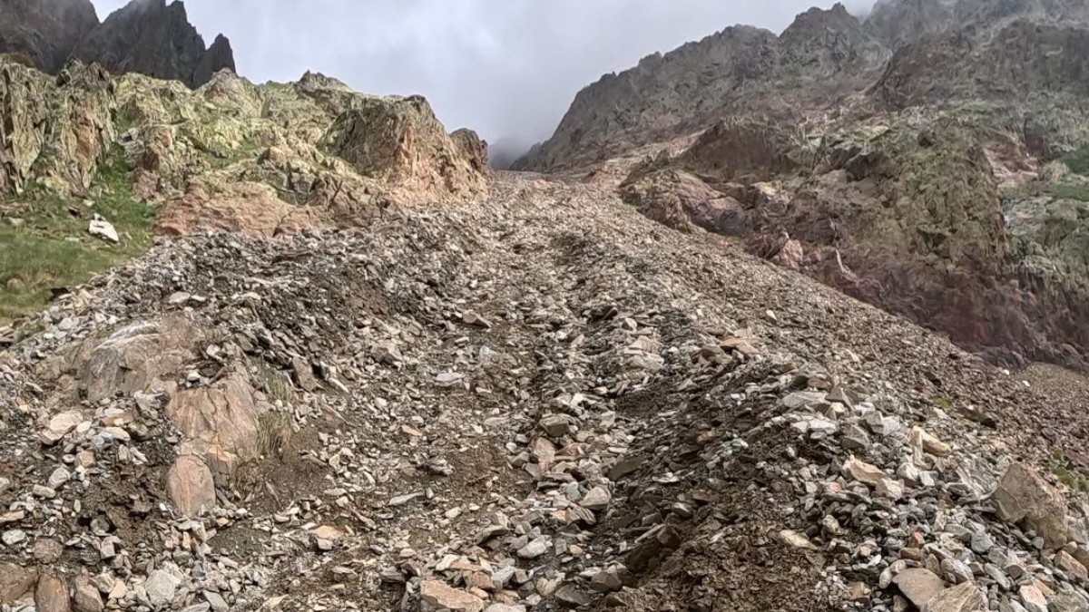 Una tormenta y el deshielo causan el desprendimiento del camino a la Pica d’Estats