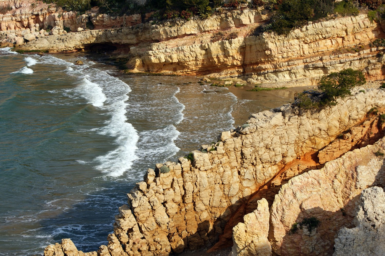 Playa Penya Tallada. Salou. Tarragona. Fotografía: Wikipedia.org