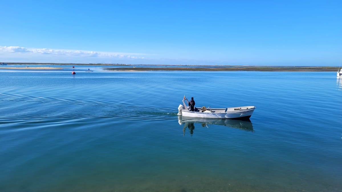 Los marisqueros, una estampa muy típica en Ría Formosa-Lali Ortega Cerón