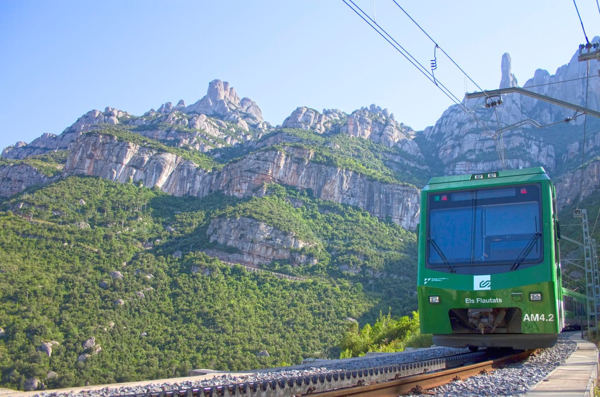 Cremallera de Montserrat. (Foto: Toni Anguera)