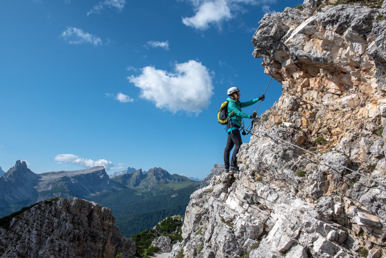 Ferrata Ra Bujela. (Foto: Ute Dandrea)