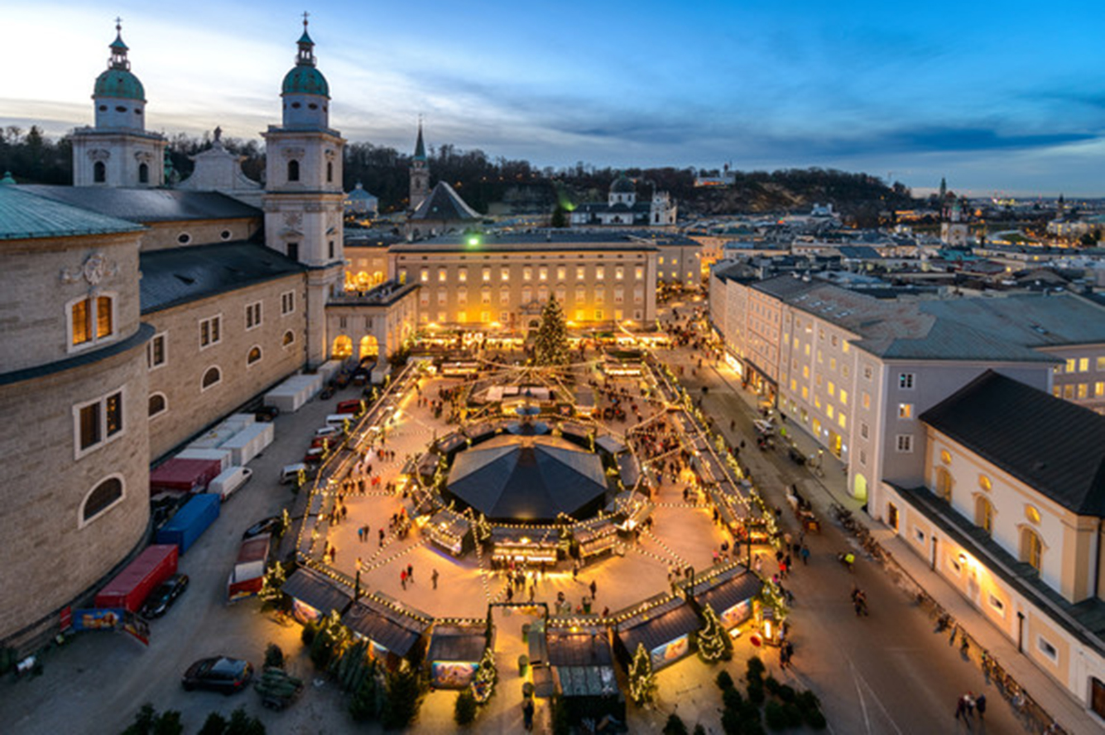 mercado de navidad de Hellbrunner