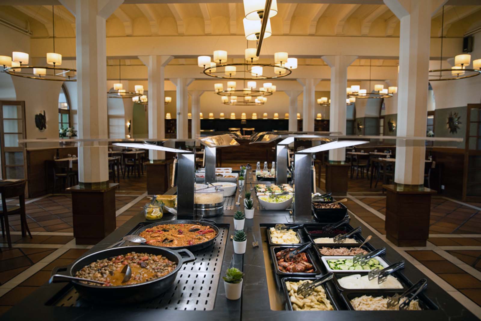 Restaurante del Hotel Vall de Núria. Fotografía: FGC