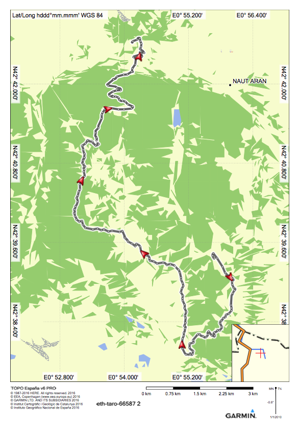 TRAIL PRUEDO y PERFIL DESNIVEL PRUEDO