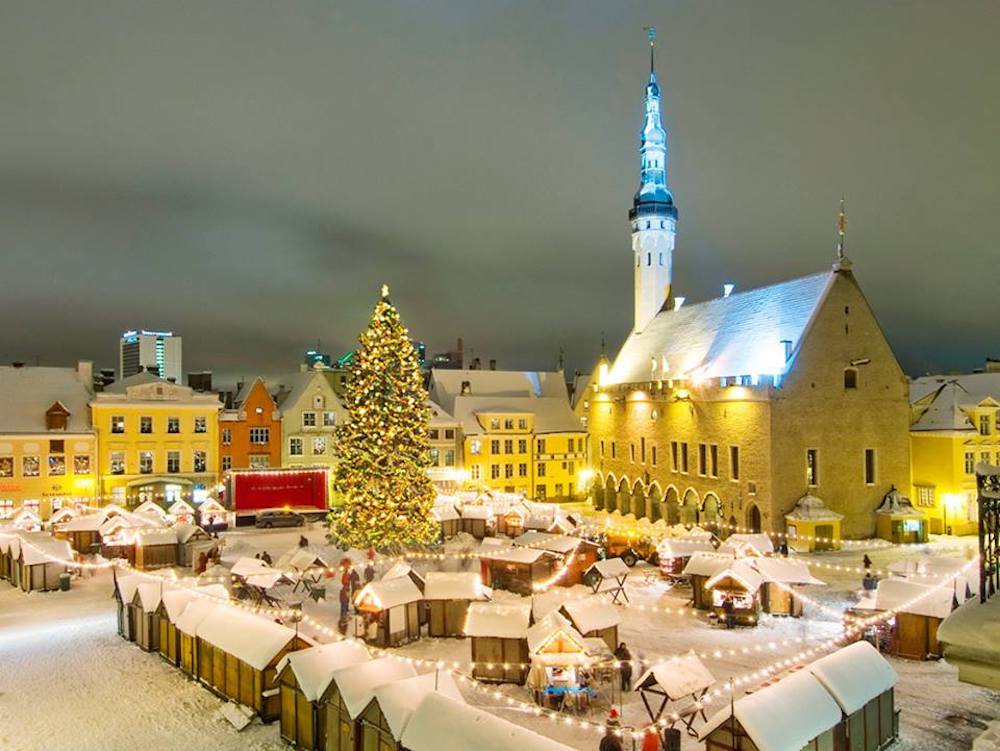 En Navidad, Tallin nos transportará a un mundo de fantasía.