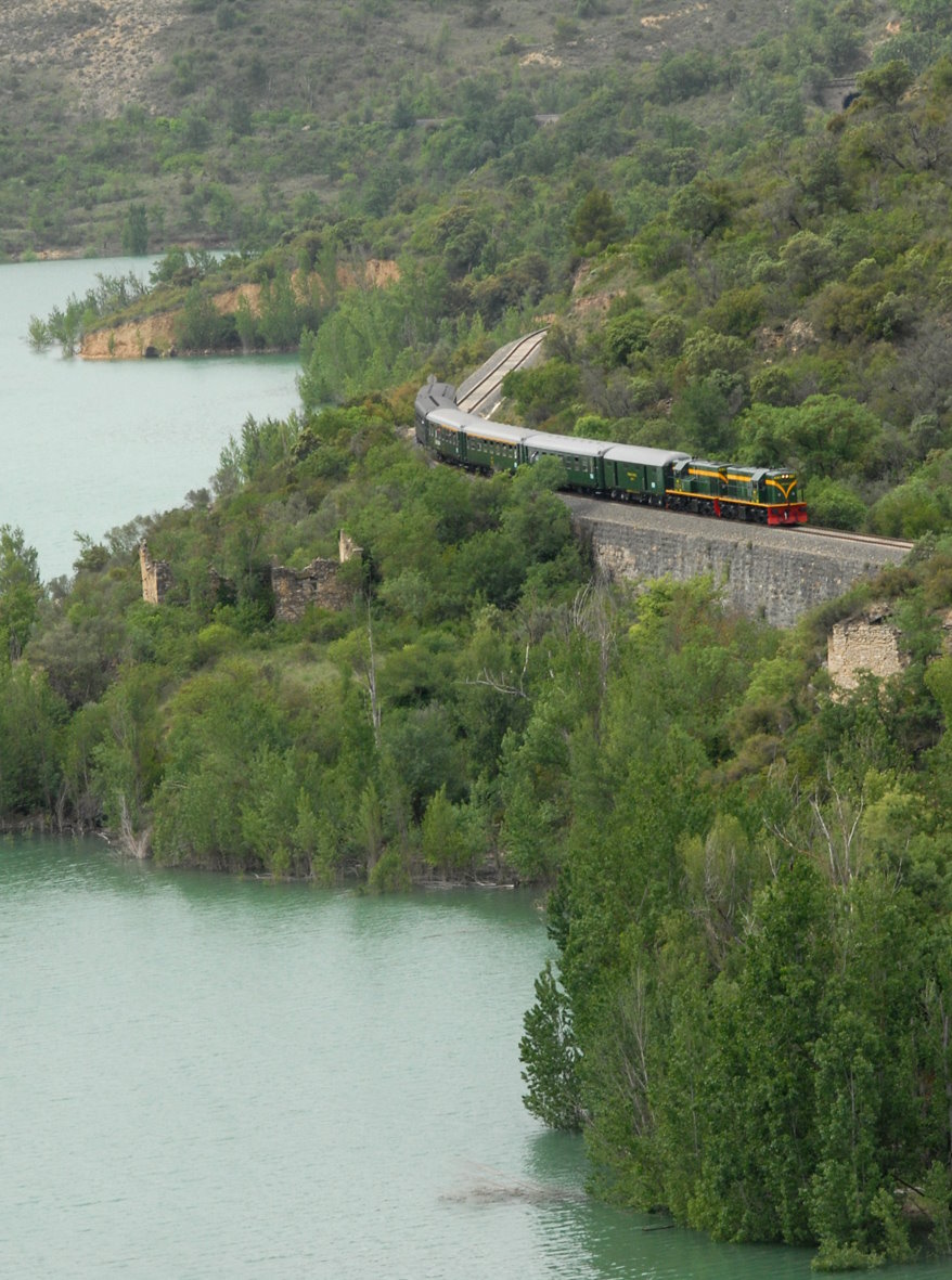 Tren dels Llacs Histórico. (Foto: FGC Turisme)