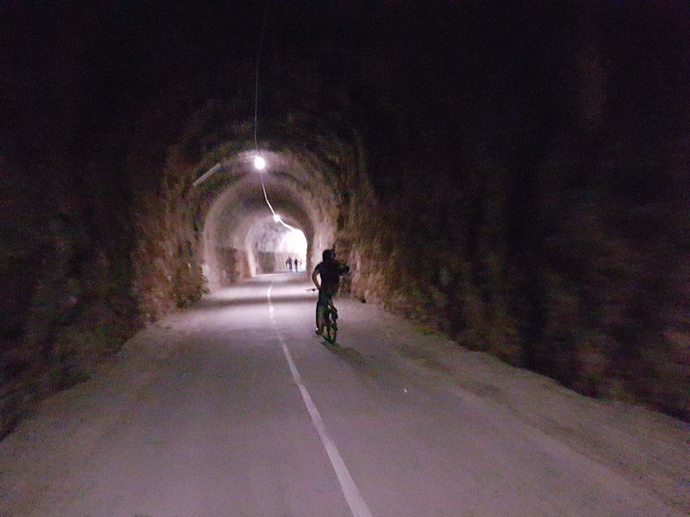En nuestro recorrido encontraremos hasta 40 túneles.