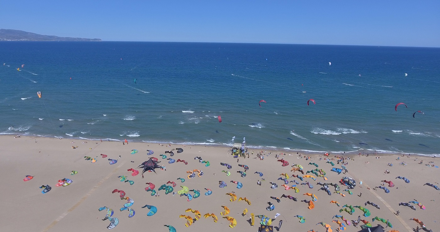 Ara de kite en Sant Pere Pescador.