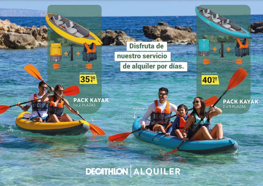 alquiler servicio Decathlon