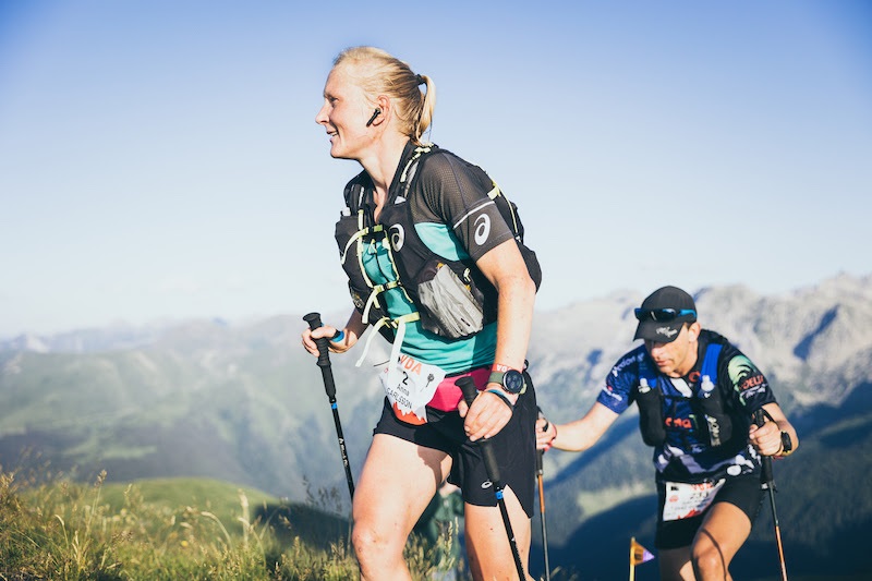 Anna Carlsson, ha dominado la VDA de principio a fin. Crédito: Borja Iban / Val d’Aran by UTMB®