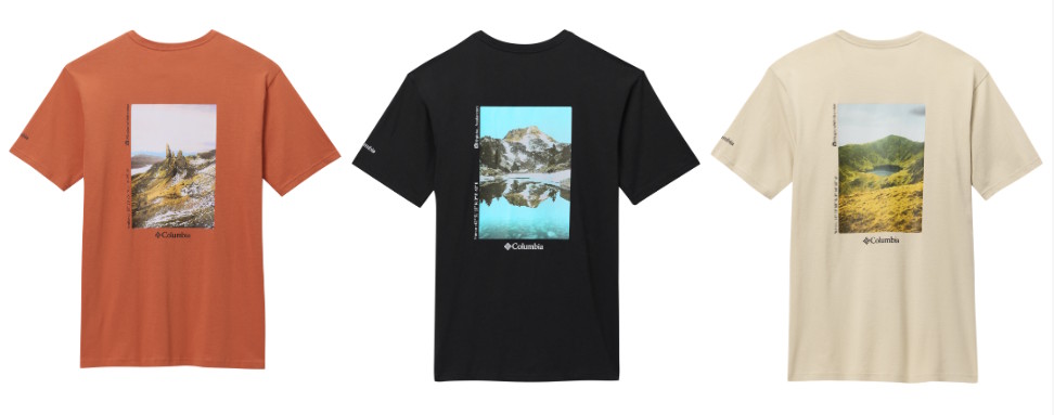 camisetas Columbia