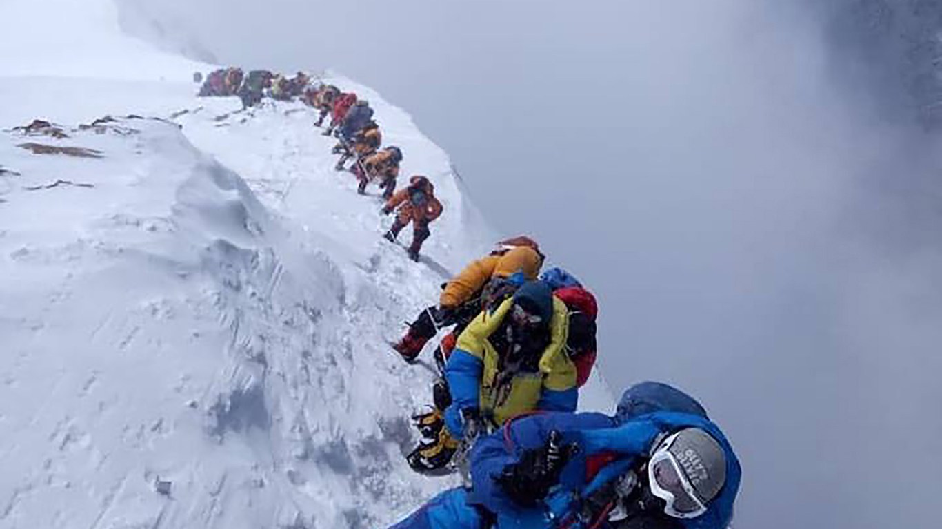 Cordada en el Everest
