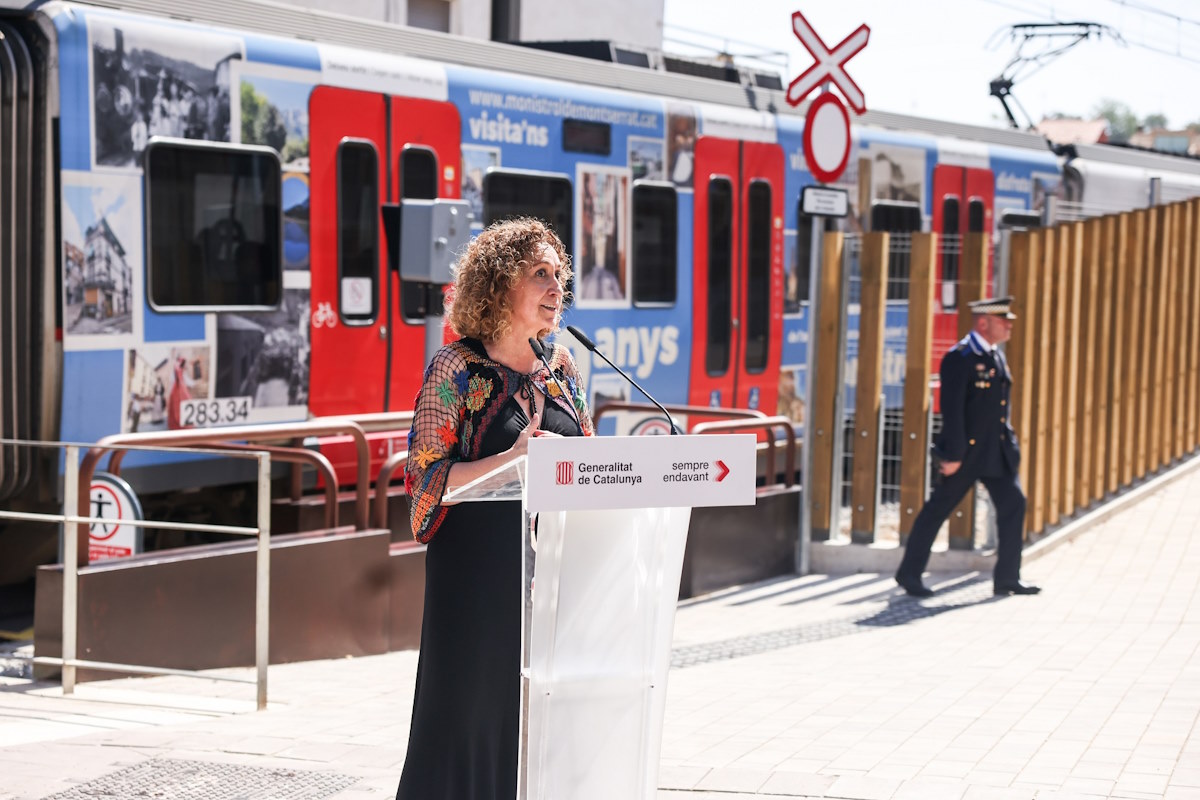 ferrocarrils y ayuntamiento Masquefa, eliminación paso a nivel