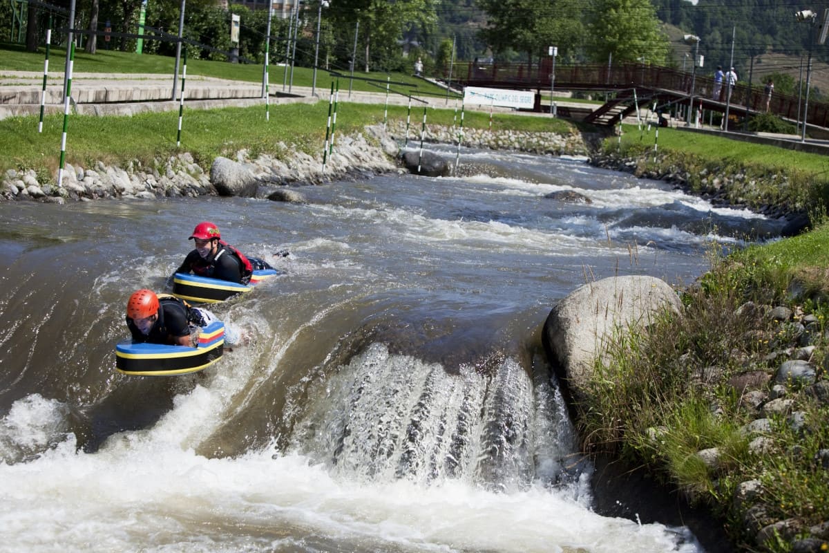 Hidrospeed. Parc Olímpic del Segre. La Seu d'Urgell. Alt Urgell. Foto