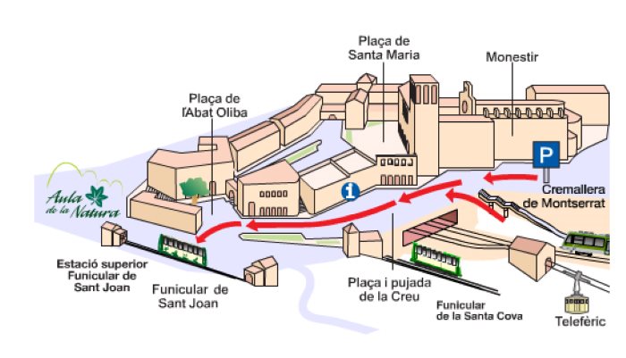 mapa Montserrat