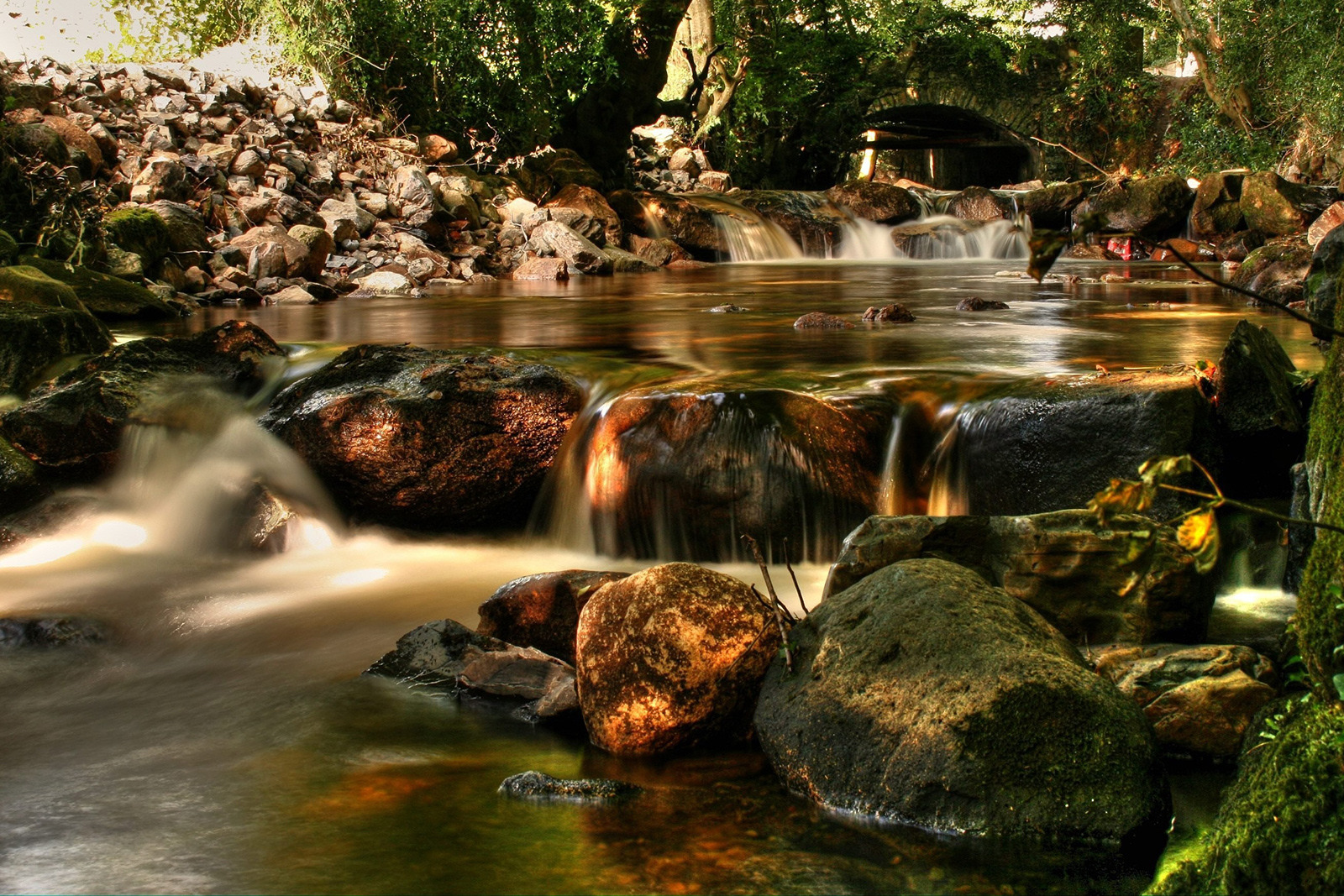 Aguas del río Kilbroney cerca de Rostrevor.