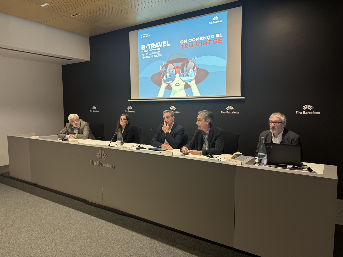 El director del Patronat, Juli Alegre, intervenint al Fòrum Sostenibilitat i Competitivitat Turística B-Travel – Biosphere