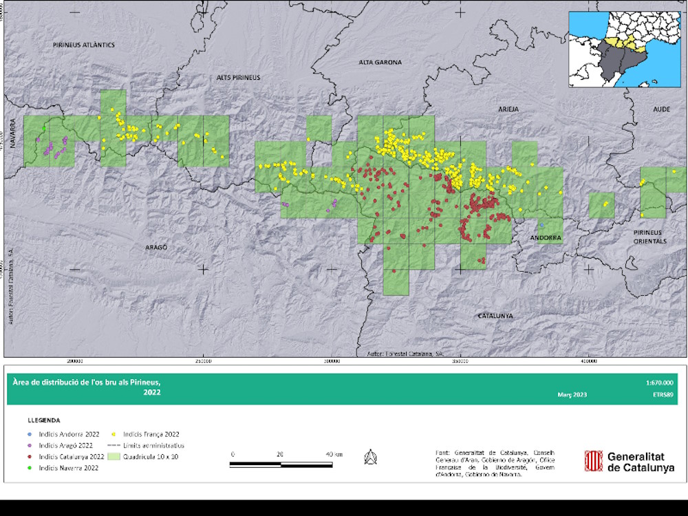 mapa osos