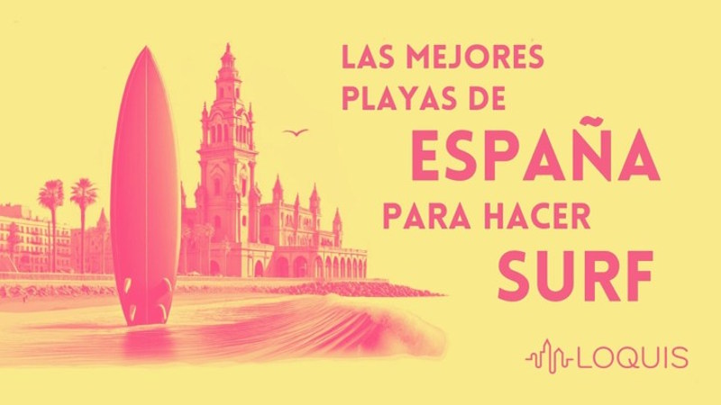 Imagen del nuevo podcast dedicado al surf nacional de Loquis.
