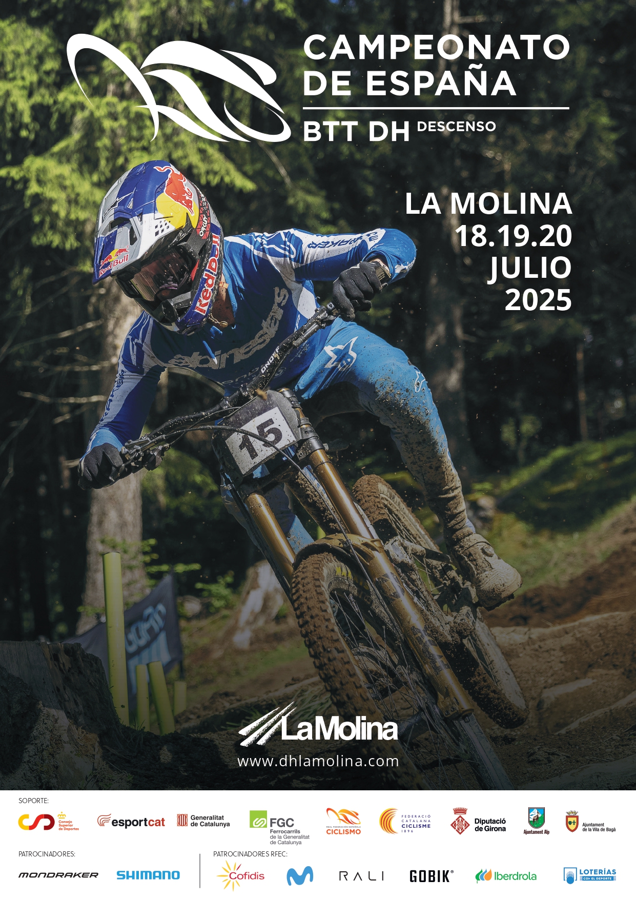 poster La Molina descenso BTT