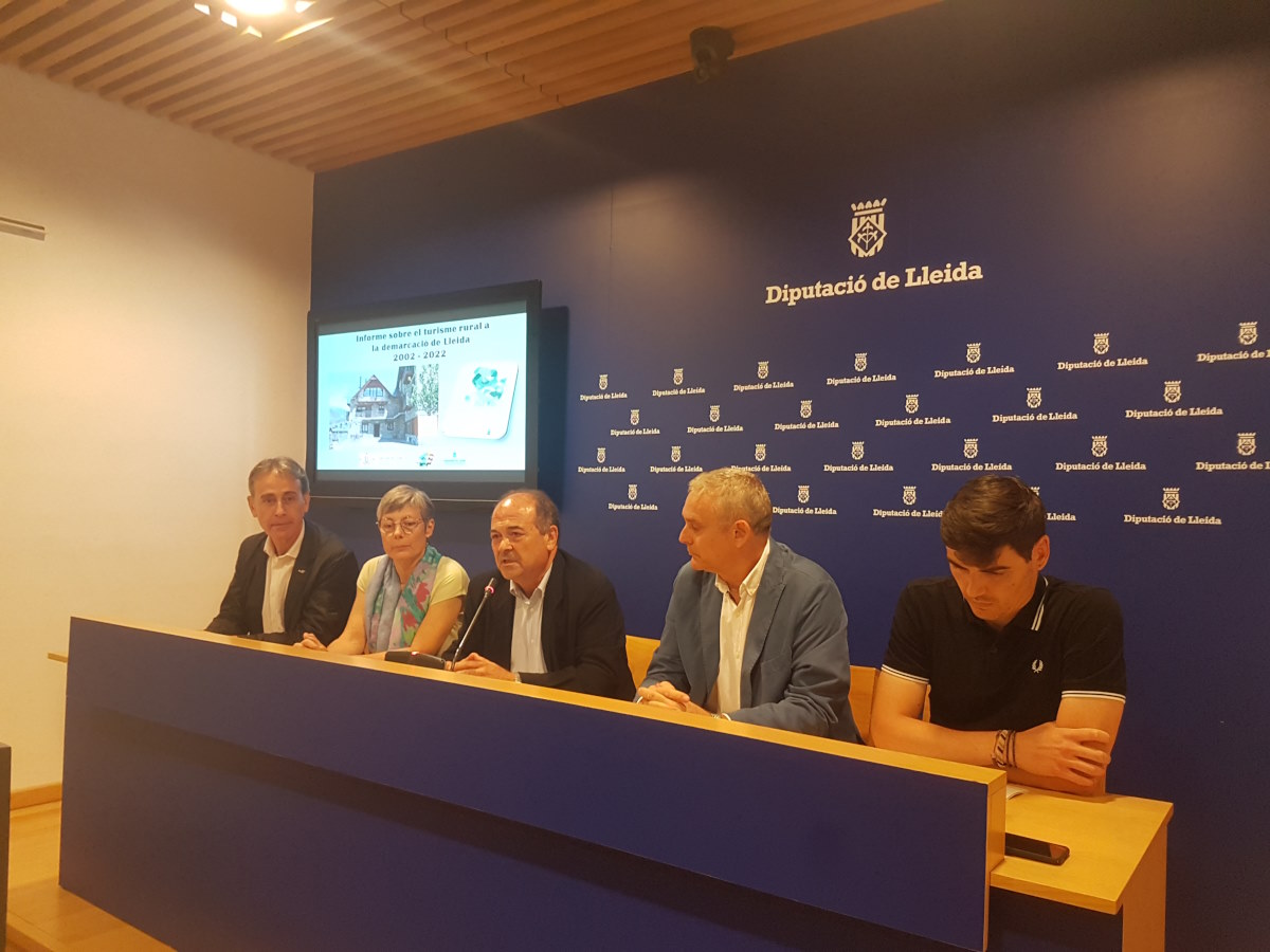 Presentación del estudio sobre turismo rural en la demarcación de Lleida.