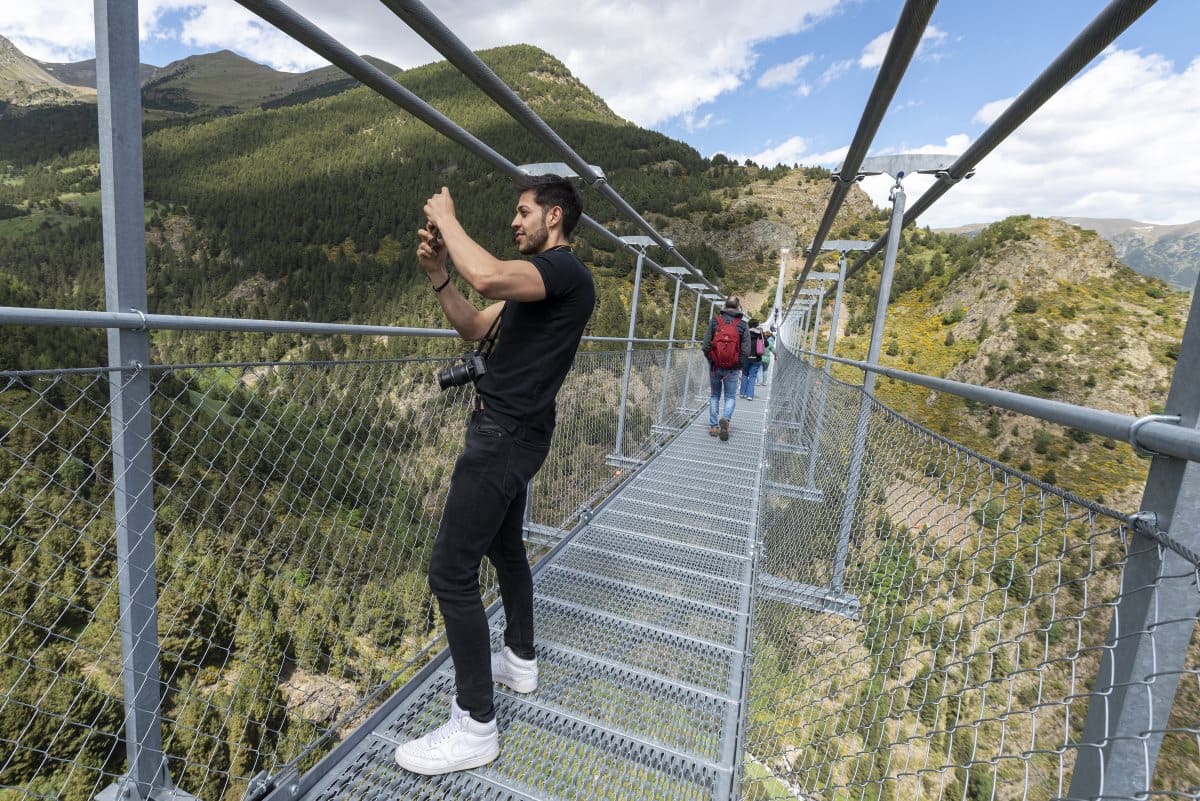 puente tibetano Andorra, Canillo