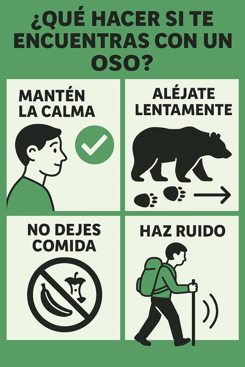 Recomendaciones encuentros osos