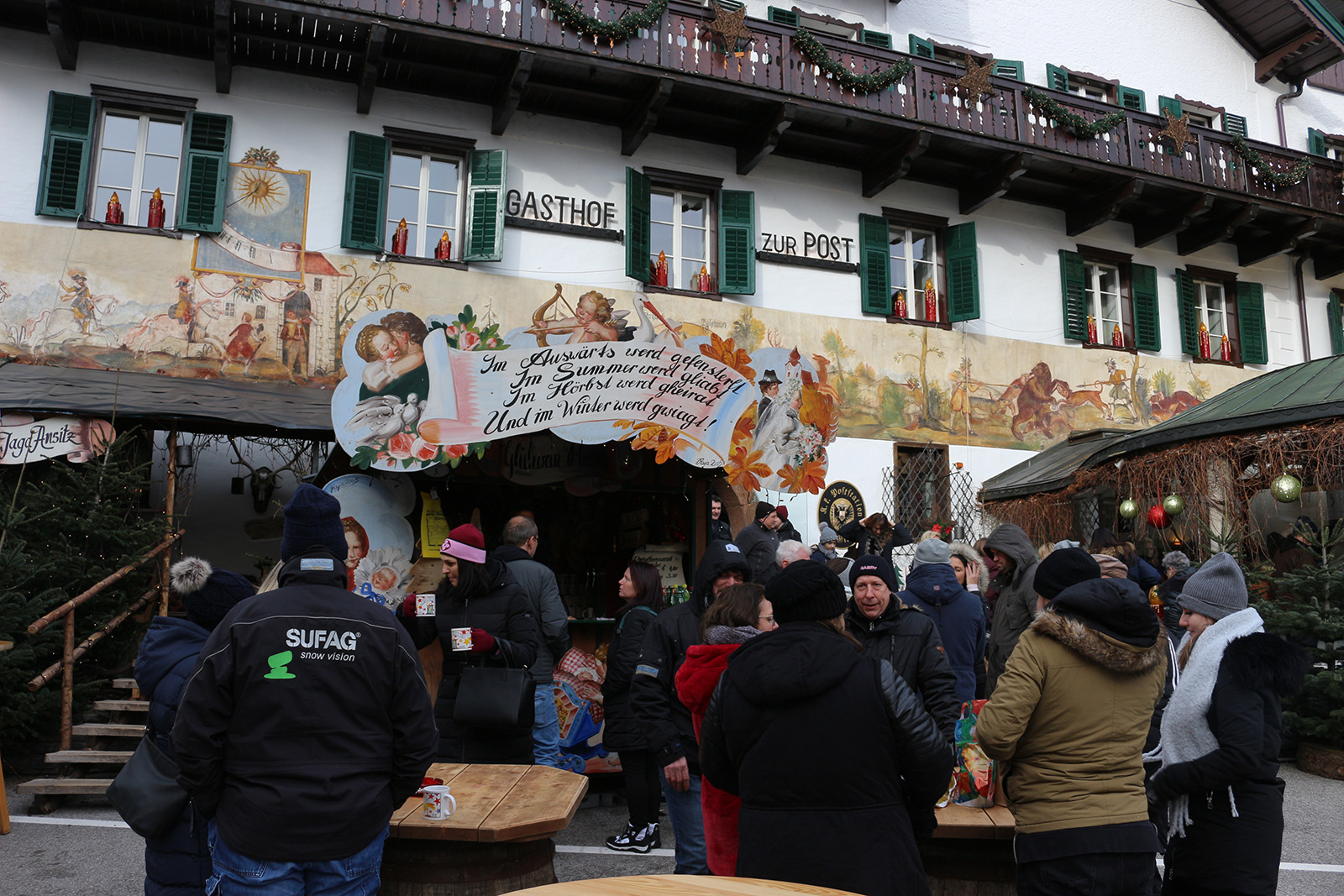 En el mercado de Navidad de Saint Gilgen