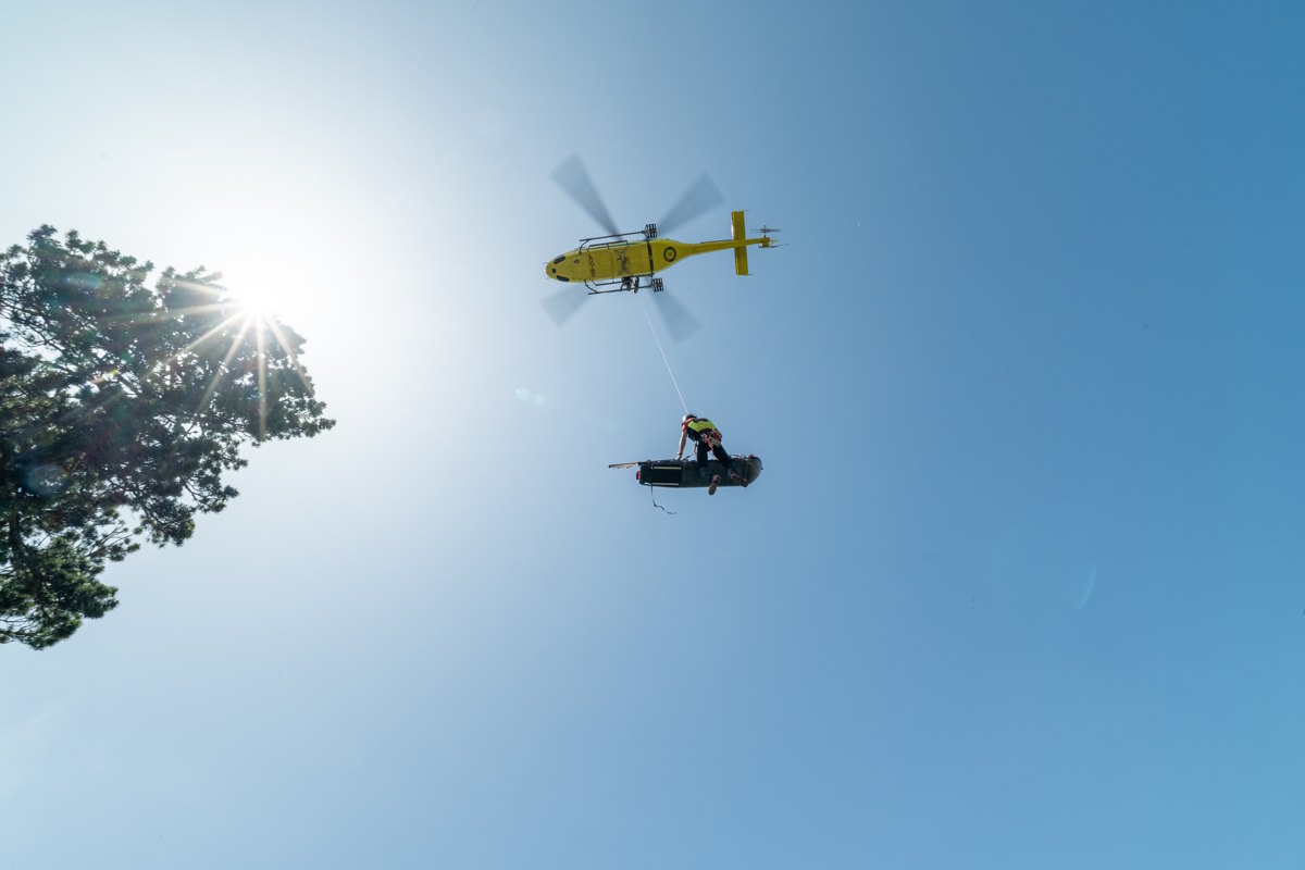 simulacro salvamento copa mundo BTT Pal Arinsal