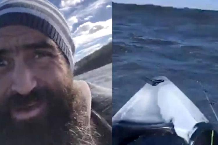 Un kayakista graba sus últimos minutos antes de morir tras perderse en el mar