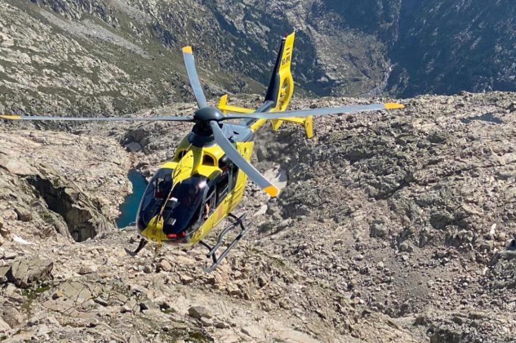 Actuación de los bomberos en Boí el pasado 8 de agosto. Foto Bombers GRAE Generalitat